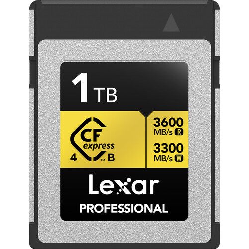 Lexar Professional GOLD CFexpress 4.0 Type B 1TB memory card