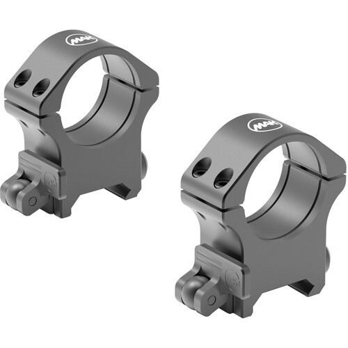 MAK MAKuick 3 Quick Release Aluminum Riflescope Rings (30mm, 0.41" Center Above Rail)