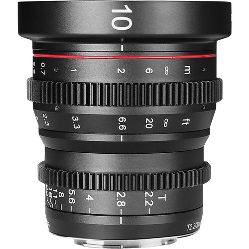 Meike 25mm T2.2 Handmatige Focus Prime Mini Cinema Lens voor Micro Vier Derde MFT M43 Mount Camera's