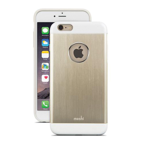 case plus diamond 6 iphone for for 6 iGlaze Plus Plus/6s Moshi Gold) iPhone Armour Case (Satin