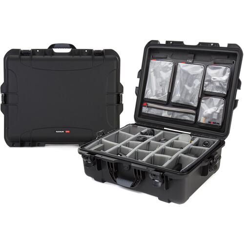 Nanuk 945 Hard Camera Case Pro Photo Kit (Black, 50.2L)