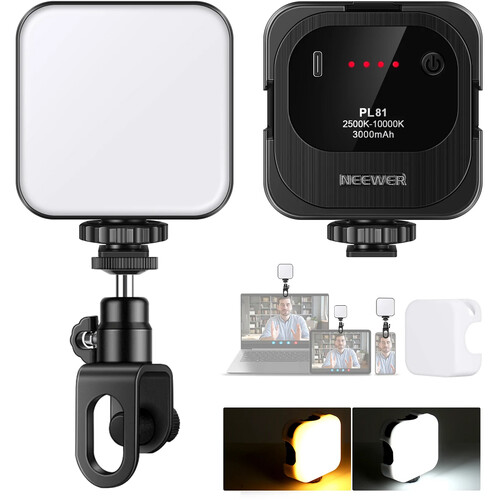 NEEWER 21W Handheld LED Leuchtstab 35.5/90cm, Bi Color Portable Inflatable TPU Video Lighting, 2700-6500K 1300Lx/0.5m 12 Effekte CRI95 2500mAh Batterie, für Studio Fotografie Video Aufnahme, GC21B