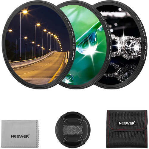 Neewer Star Filter Kit (82mm, 3Piece) 66601601 B&H Photo Video