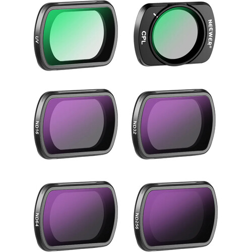 6 Filtres Pour DJI Neo | UV, CPL, ND | Protection Lentille Et Effets Pro | Drone Cinématographique