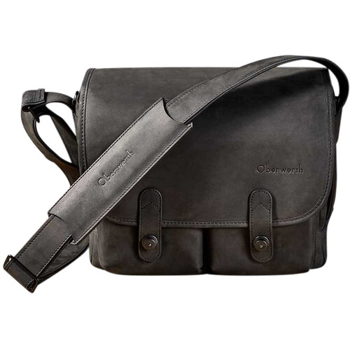 Oberwerth The SL Medium Leather Photo Bag Black Red SL M LS