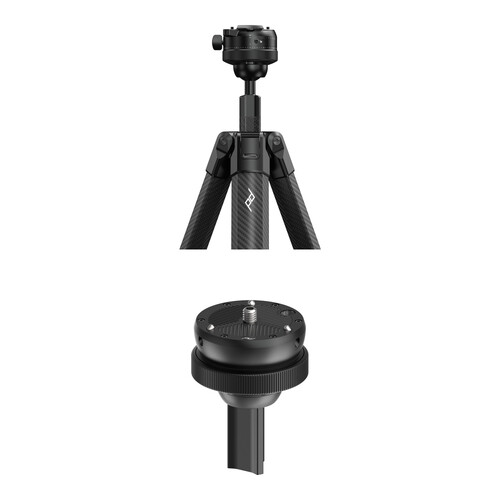 Peak Design Pro Tall Carbon Fiber Tripod with Ball Head and Pro Leveling Base Kit (Black)