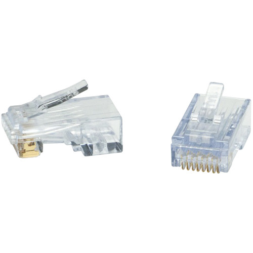 Platinum Tools EzEX48 RJ45 Connector 100 Pieces Jar 202048J