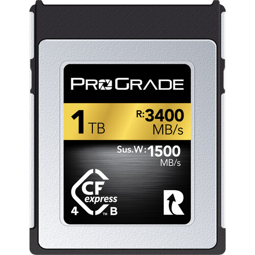 ProGrade Digital CFexpress 4.0 Type B Gold 1TB memory card