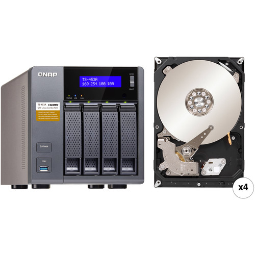 QNAP TS-453A / 16Gb / 8Tbx4 HDD QNAP TS-453A / 16Gb / 8Tbx4 HDD