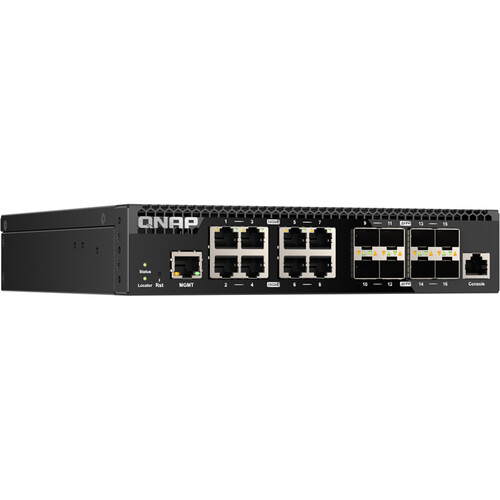 QNAP QSW-M3216R-8S8T 16-Port 10G RJ45 / SFP+ QSW-M3216R-8S8T-US
