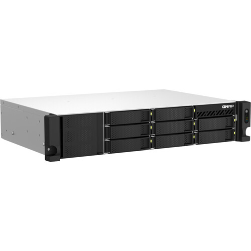 Qnap TS-864EU-8G Server NAS 8-Bay In Nero Con Processore Intel Celeron E Doppia Porta 2.5GbE