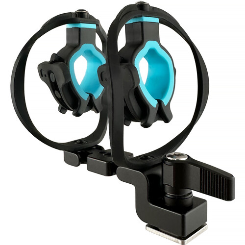 thumbnail image 2 of LUORNG Shockmount For External Video Mic 2PCS On Camera Microphone Shock Mount Holder Bracket With 1/4in Cold Shoe For RODE 2 of 9