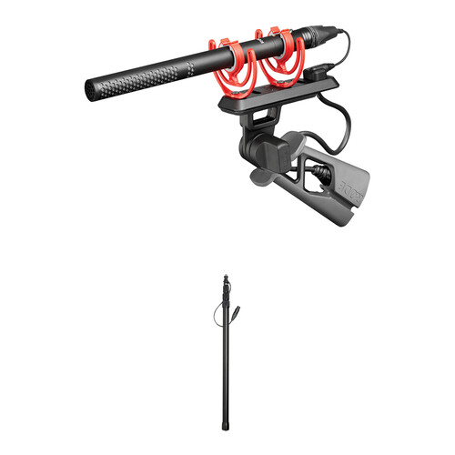 Boom Mic Kit Rode RODE NTG5 Shotgun Microphone Kit with K-Tek Boompole B&H Photo