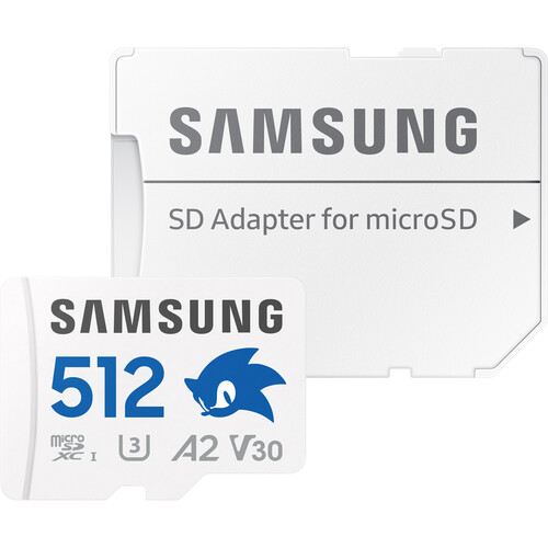 Samsung PRO Plus 512GB microSDXC card with SD adapter