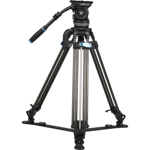 Sirui SQ100 Heavy-Duty Carbon Fiber Rapid-System Tripod with VHS18 Head and Mid-Level Spreader