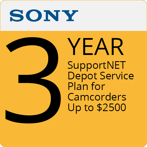 Sony 3-Year SupportNET Depot Service Plan SPSCC1DP3 B&H Photo