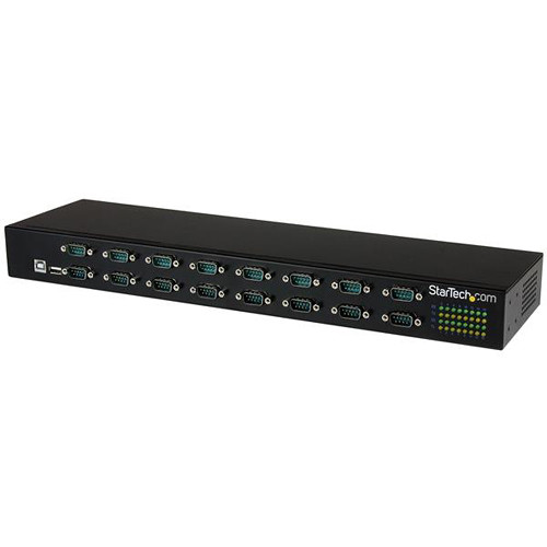 StarTech USB to 16-Port RS-232 Serial Adapter Hub ICUSB23216FD