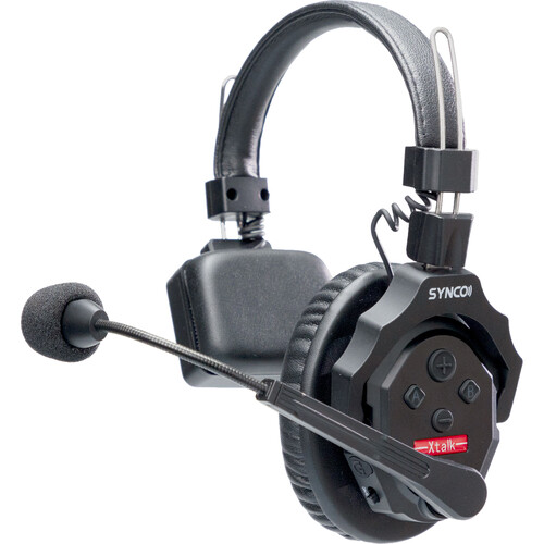 SYNCO XTALK X2 Wireless Intercom Headset, 2.4GHz Full Duplex Wireless