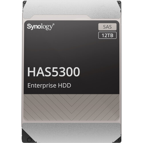 Disque Dur Interne Synology HAS5300 12To 7200tr/min SAS 3.5″ Neuf, Haute Performance