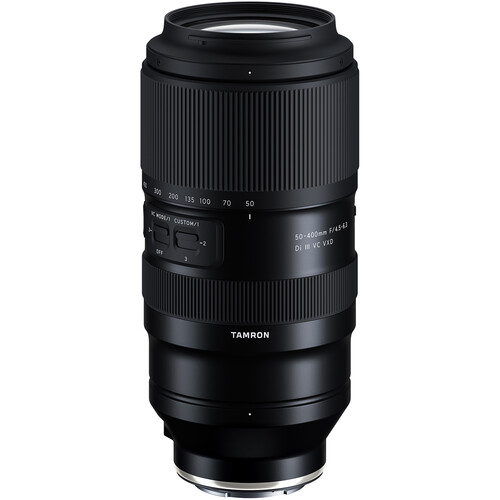 Tamron 50-400mm f/4.5-6.3 Di III VC VXD Lens (Sony E)
