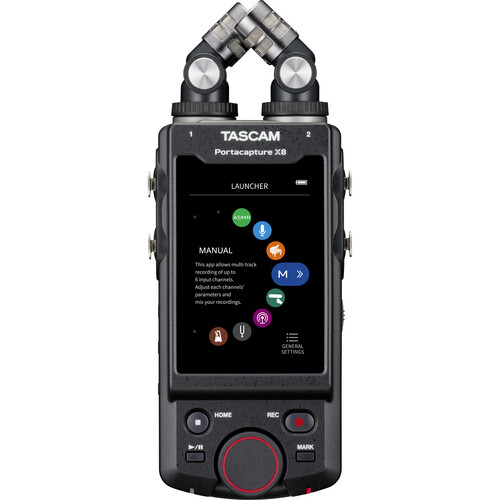 TASCAM Portacapture X8 32-Bit Float 8-Channel Multitrack Field Recorder