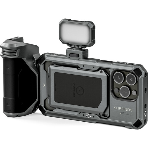 Support Aluminium IPhone Filmmaking Support Universel SSD Tilta Khronos Pour IPhone 15/16 Pro - Compatible Disques SSD 50-70 Mm - Noir Ssd Iphone 16 Pro