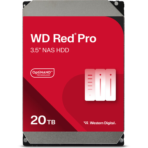 WD 20TB Red Pro 7200 rpm SATA III 3.5" Internal NAS HDD
