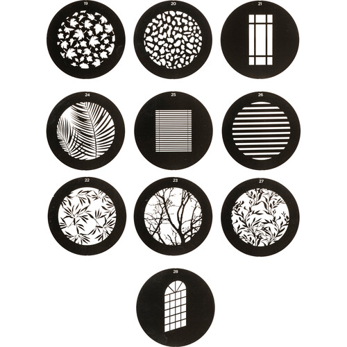 Westcott Environmental Gobo Pack for Optical Spot by Lindsay