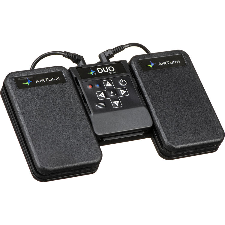 AirTurn DUO 200 2Pedal Bluetooth Wireless Footswitch DUO 200