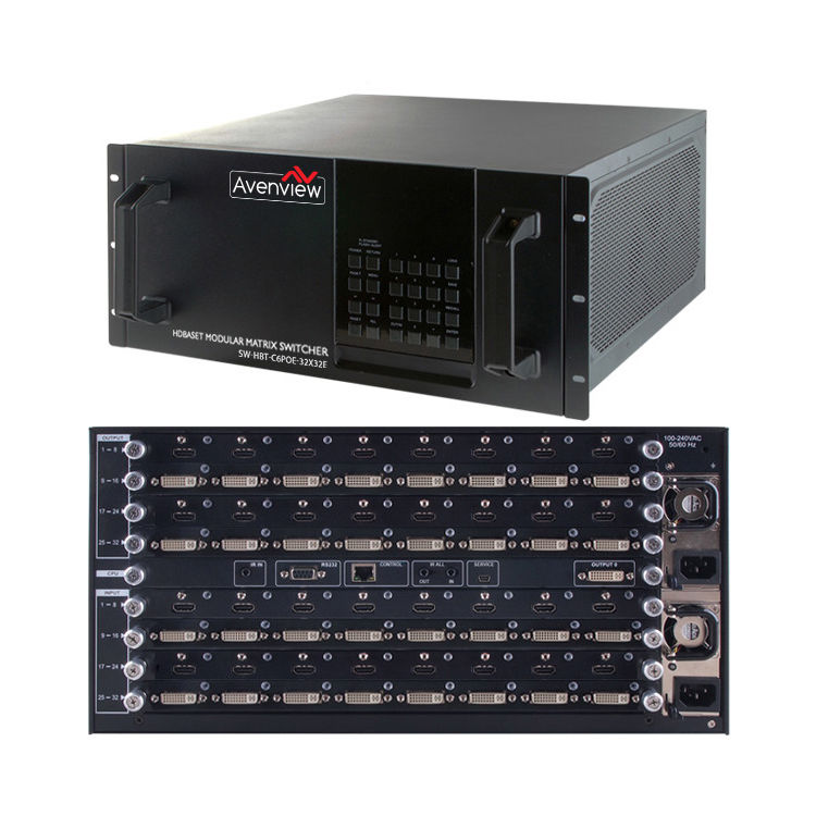 Avenview 32 X 32 Hdbaset Hdmi Dvi And Sw Hbt 32x32e Chassis