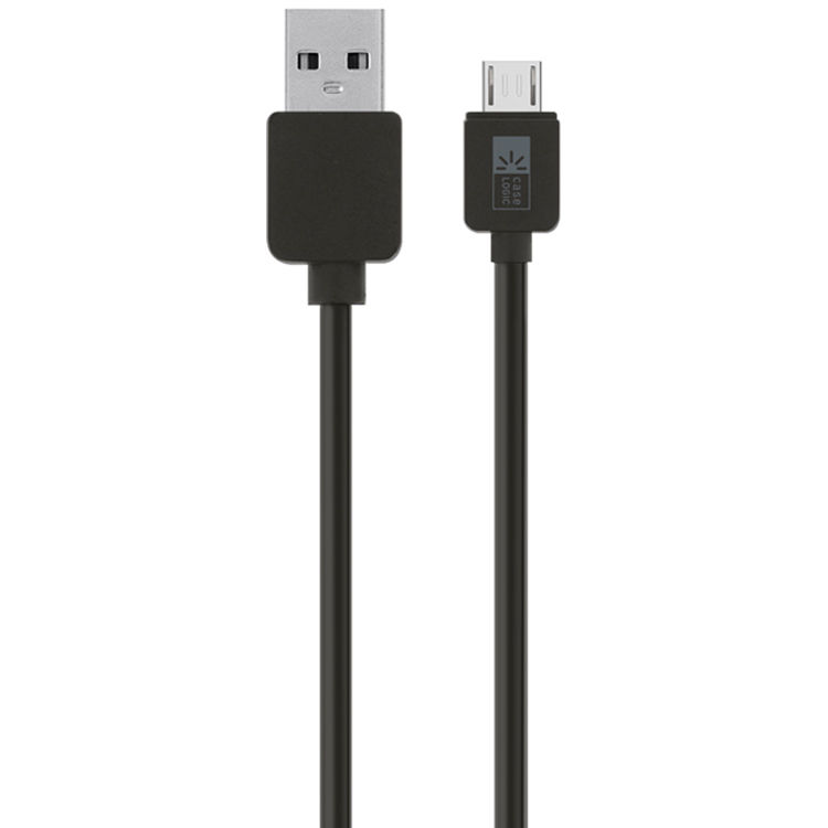 Case Logic USB To Micro USB Cable 10 Black CL MP CA 002 BK case-logic-usb-to-micro-usb-cable-10-black-cl-mp-ca-002-bk