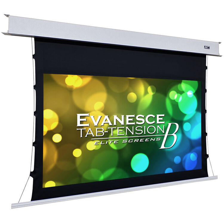 Écran De Projection Evanesce Tab-Tension Série B 92 Pouces 16:9 - Blanc - Télécommande Incluse