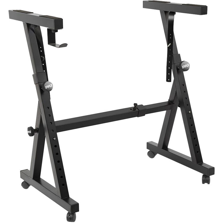 Pyle Pro Heavy Duty Keyboard Stand with Wheels PKST48.5 B&H
