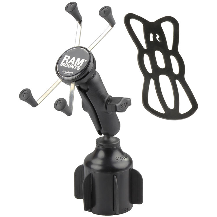 RAM X-Grip Large Phone Mount with RAM Stubby Cup Holder (RAP-B-299-4-UN10U) (sku 50914)