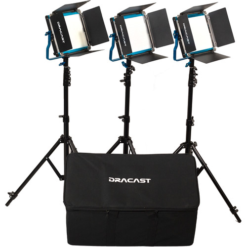 Compare GVM 800D-RGB LED Light Panel 3-Light Kit vs Dracast S
