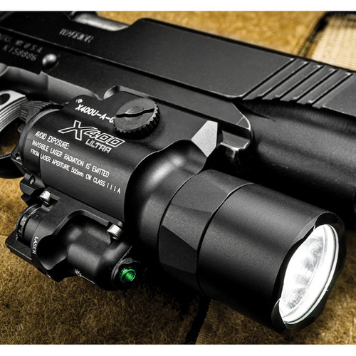 Compare SureFire X400-A-GN Ultra LED Weapon Light with Green