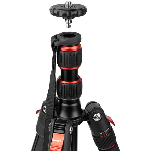 SMALLRIG 68/170cm Camerastatief, Opvouwbaar Aluminium Statief en Monopod, Compatibel met 1/4-20 en 3/8-16 Videokop, Laadvermogen 33 lbs/15kg, Instelbare Hoogte van 16,1 tot 66,9 voor Camera, Telefoon - 3983