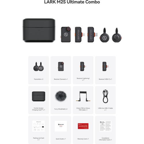 Compare Hollyland LARK M2S Ultimate Combo 2-Person Wireless